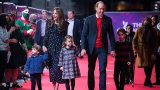 Cambridges make red carpet family debut as they attend London panto