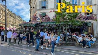 Paris, France - Paris walking tour April 2024  | Paris 4K | A Walk In Paris
