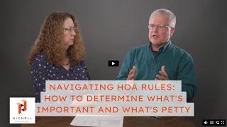 Navigating HOA Rules: How to Determine What's Important and What's Petty