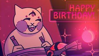 Alien Catmint's birthday!(animation)