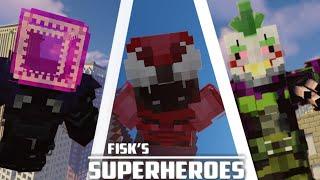 Cyberpunk Joker & The Trickster? Minecraft Fisk Superheroes (The Pack with Things Heropack Update!)