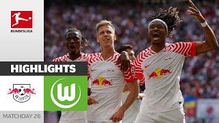 Big Points in CL-Race! | RB Leipzig - VfL Wolfsburg 3-0 | Highlights | Matchday 29 – Bundesliga