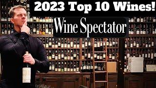 WINE SPECTATOR'S Top 10 Wines of 2023 (Wine Collecting Reactions)