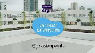 Asian Paints ezyCR8 Terrace Waterproofing, DIY Coating for Terrace Waterproofing