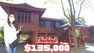 Portable Teak Wood Houses For Sale In North Thailand !