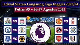 Jadwal Liga Inggris Live SCTV - Newcastle United vs Liverpool - EPL 2023/2024 Pekan ke 3