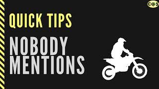 10 Quick Tips They Forget To Tell Beginners | Dual Sport & Adventure Riding