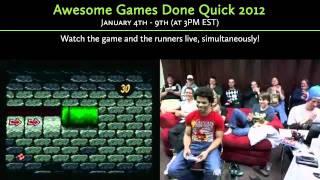 Speed Demos Archive Promo Video for "Awesome Games Done Quick 2012"