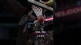 SLAM DUNKS in ALL NBA 2K Games 1999-2023 #shorts #NBA2K