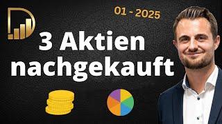 Diese Aktien mit über 3% Dividendenrendite habe ich nachgekauft - Januar 2025