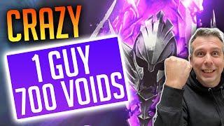 WE HIT BIG! OVER 700 VOIDS SHARD FOR 1 DUDE! TOP TIER LEGENDARY PULLS! | Raid: Shadow Legends