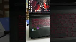 MSI GF63 best gaming laptop.️ #shorts