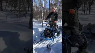 Снегоход "Альбатрос" маленький помощник