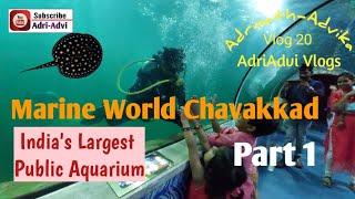 Marine World Chavakkad Part-1| മറൈൻ വേൾഡിലെ കാഴ്ചകൾ | Largest Public Aquarium India| AdriAdvi Vlogs