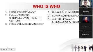 INTRODUCTION TO CRIMINOLOGY PART