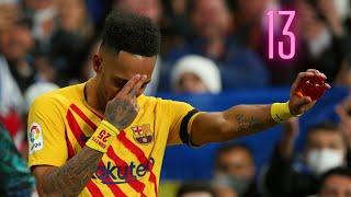 Pierre-Emerick Aubameyang - All 13 goals for FC Barcelona (2021/22) with commentary