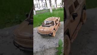 Wood carving car #woodworking