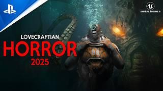 TOP 20 ULTRA REALISTIC Cosmic Horror Lovecraft Cthulhu Games coming out in 2025