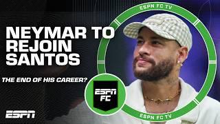 Neymar REJOINS Santos  'I hope this isn't the end of his career' - Sid Lowe | ESPN FC