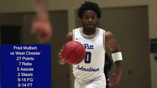 Fred Mulbah 27 PTS 7 REB 5 AST vs West Chester | Full Highlights 2021-22