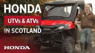 Honda Pioneer and ATVs in the Scottish Highlands