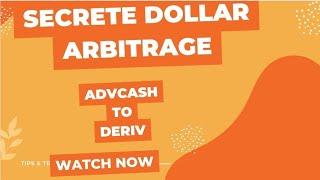 Advcash deposit to deriv || Best arbitrage method 2022