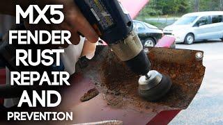 How To Fix and Prevent MX5 Miata Fender Rust | The ULTIMATE Guide