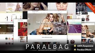 Responsive Magento Themes - Parallax Handbags Bags Store | Themeforest Website Templates and Themes