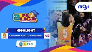 Popsivo Polwan VS Livin' Mandiri 3-1 | Highlight PLN Mobile Proliga 2024