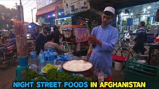 Night Life in Afghanistan: Street Foods and Night Vibes of Jalalabad City | 4K