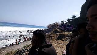 #KentungTv menikmati sanrais di pantai menganti