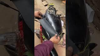 Pulsar 150 full modified | Difficult wrapping till now | matt black #pulsar #shortsvideo #modified