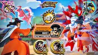 [Shogun of Wano] Kozuki Oden with [Roger Pirates Support] Showcase | One Piece Bounty Rush