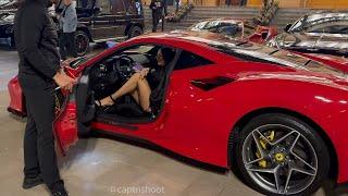 MONACO LADIES BEST SUPERCAR ARRIVALS PART 4 #monaco #supercars #fyp #viral