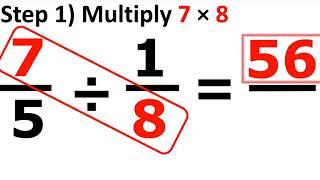 Dividing Fractions- Easiest Method with Most Examples Ever!!! (25 Examples!)