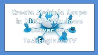 Create Multiple Scope in DHCP - Windows Server 2008