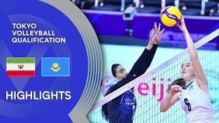 Iran vs. Kazakhstan - Highlights | AVC Women's Tokyo Volleyball Qualification 2020