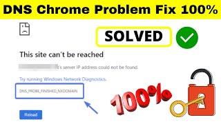 DNS PROBE FINISHED NXDOMAIN error fixed 100% windows 7 | How to Fix DNS PROBE STARTED NXDOMAIN