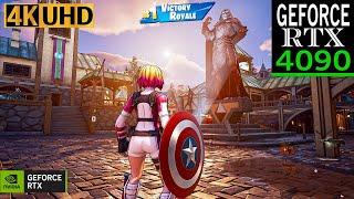 New Fortnite Chapter 5 Season 4 | RTX 4090 (4K Max Graphics + Ray Tracing + Gwenpool) #fortnite