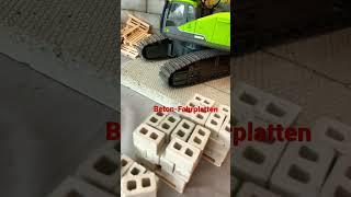 RC Parcours 1/14 Zubehör #Funktionsmodellbau #Betonblocksteine#Mauersteine#Brennholz #Modellbau#RC