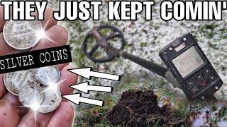 Old Silver Coin Stash Found | EPIC Metal Detecting Silver Hoard