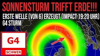 Sonnensturm trifft Erde - Heftiger Impact - G4