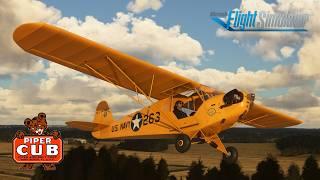 Classic Aircraft Simulations J-3 Cub - Aerobatics in a new Favorite - Microsoft Flight Simulator