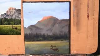 Live! ACRYLIC Landscape & Wildlife Painting