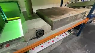 Semi-automatic Screen printing machine with UV drying (UV tunnel) 3 video