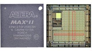 Altera MAX II CPLD die shots