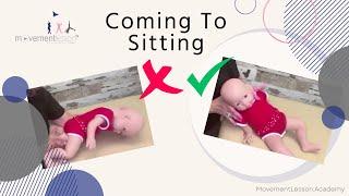 Optimal vs. Non-optimal Coming to Sitting Baby Milestone