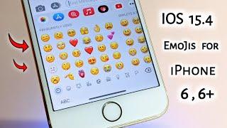 IOS 15.4  New Emojis in iPhone 6, 6+ ,5s ~ New emojis in older iPhones