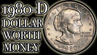 1980-D SBA Dollars Worth Money - How Much Is It Worth, Errors, Varieties, & History