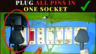 How to plug in all appliances pins in one socket easily at home